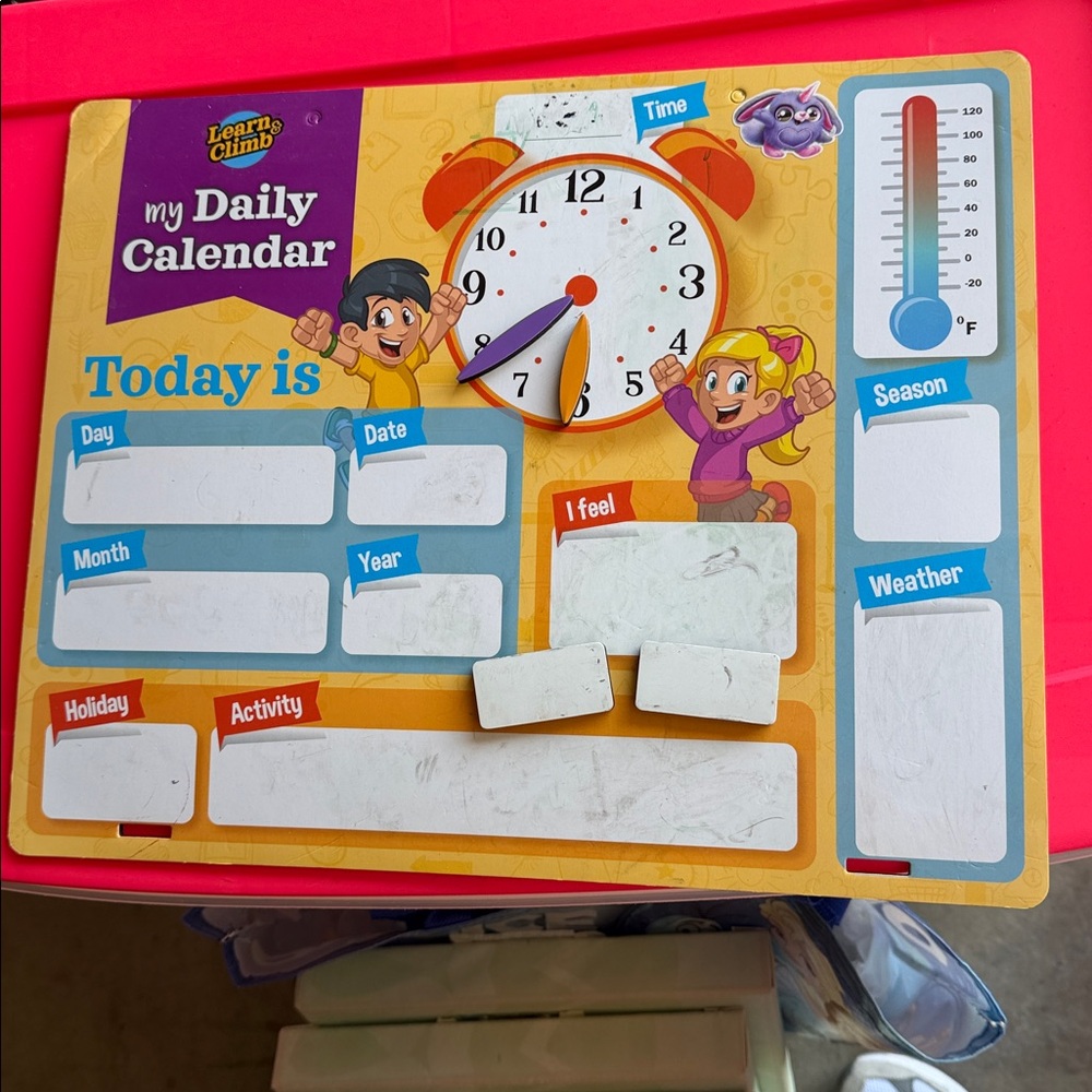 Colorful Educational Calendar Chart - Picture 4 of 8